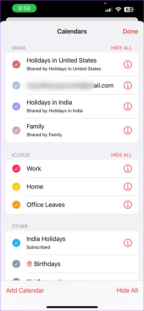 Calendar App Specific Fixes