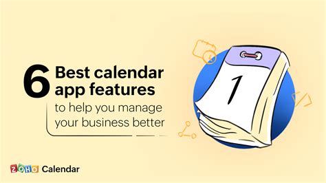 Calendar Application Features