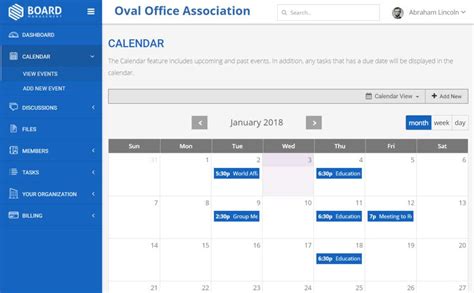 Calendar Board Software