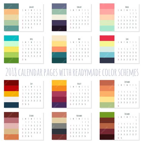 Calendar colors