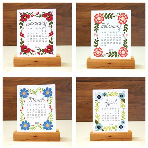 Calendar decorating ideas