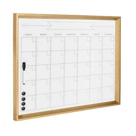 Calendar Dry Erase Board for Homes