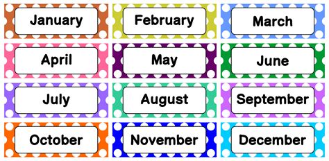 Calendar labels