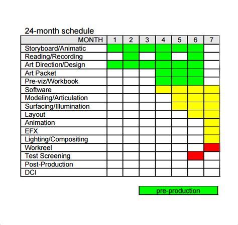 calendar layout planning