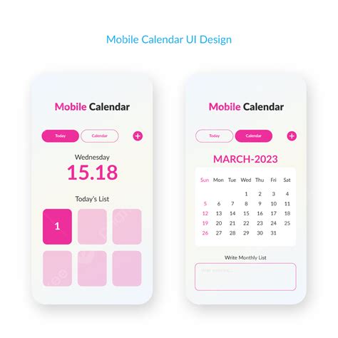 Calendar Mobile Access