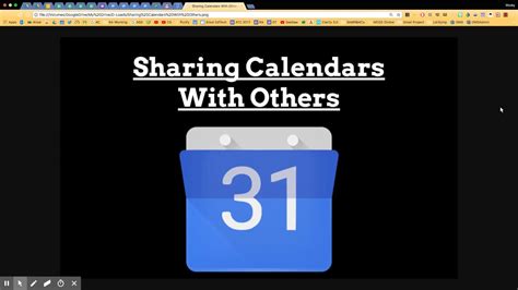 Sharing Google Calendar