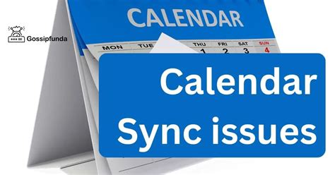 Calendar syncing issues