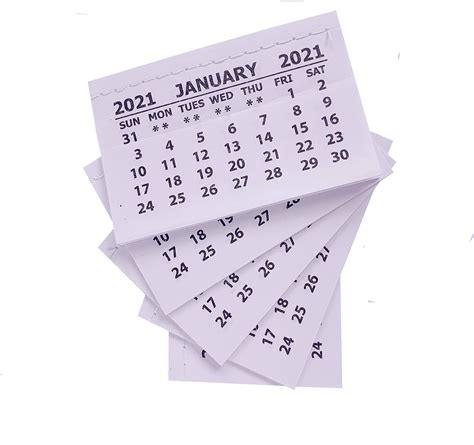 Calendar tabs and dividers