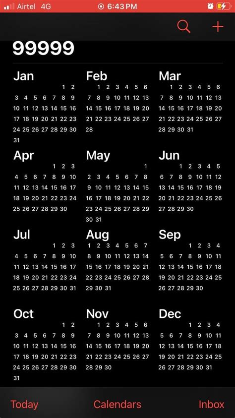 Calendar types