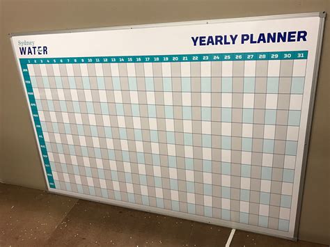 Calendar Whiteboard for Event Planning