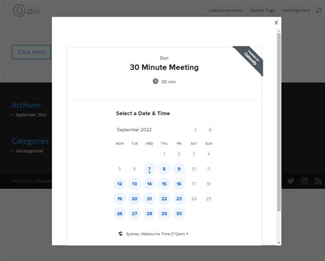 Calendly Widget