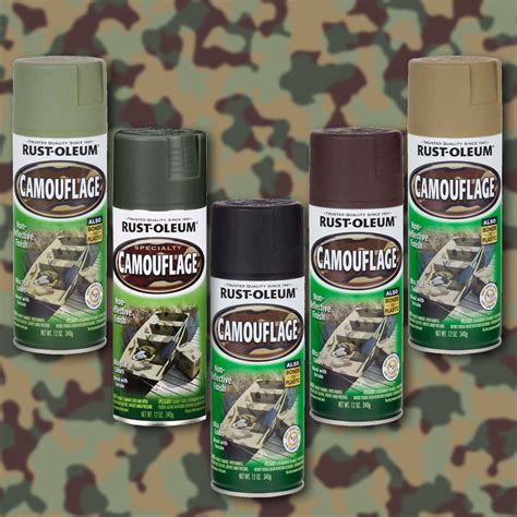 Camouflage paint colors