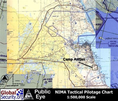 Camp Arifjan Base Map