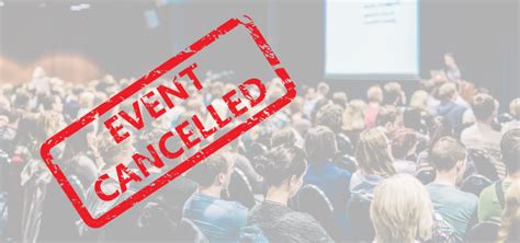 Canceling Event as Organizer