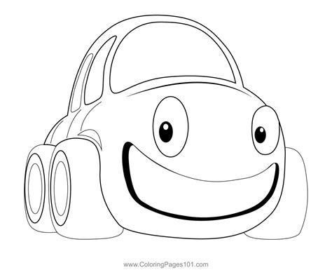 Car coloring pages for learning