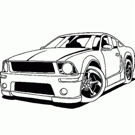 Car Coloring Sheets