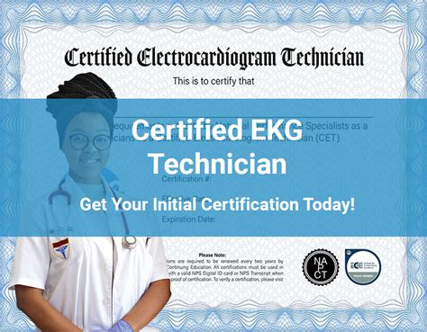 Cardiac technician certifications image