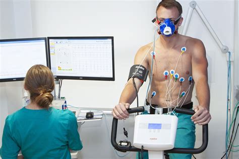 Cardiac testing equipment in a cardiopulmonary lab