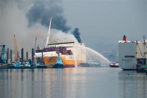 Cargo Ship Fire Response