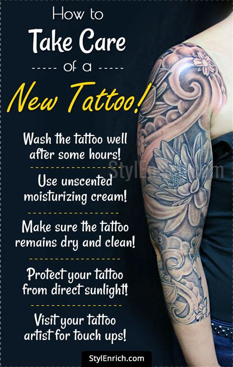 Caring for your shoulder tattoo