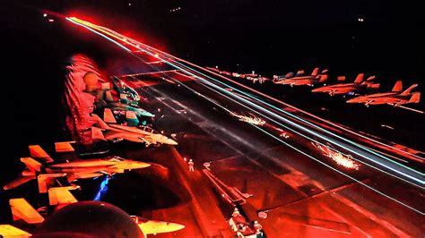 Carrier Landing at Night