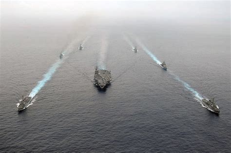 CSG-8 sailors participating in a training exercise