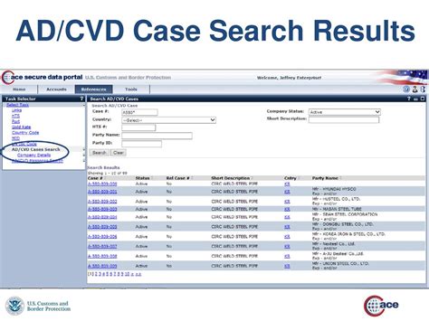 Case Search Results