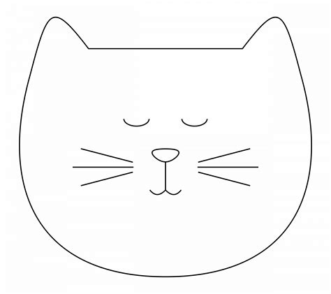 Cat Face Templates