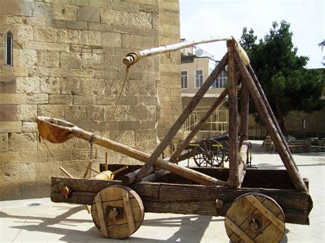 A historic catapult