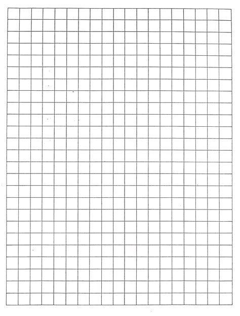 Centimeter graph paper