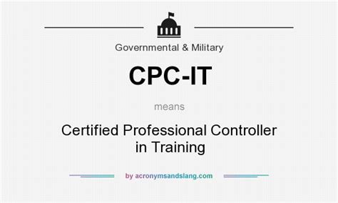 Certified professional controller