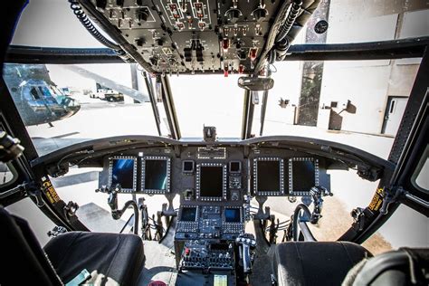 CH-47 Chinook Helicopter Cockpit