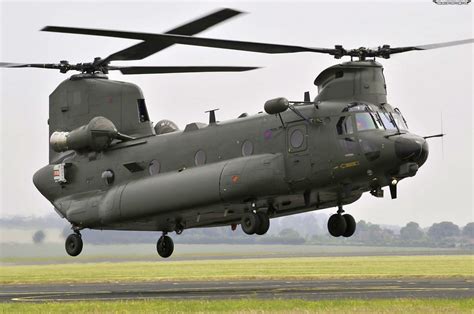 CH-47 Chinook helicopter on the ground