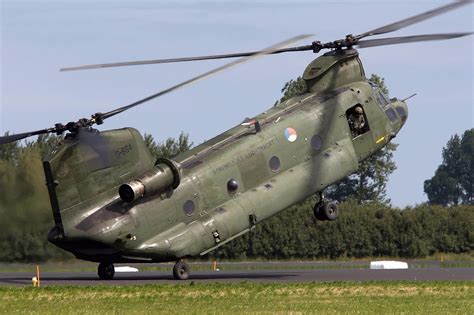 CH-47 Chinook helicopter in flight