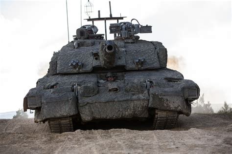 Challenger 2 Tank in Restoration