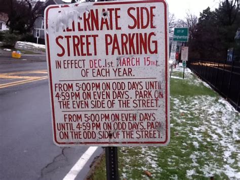 Challenges and limitations of alternate street parking