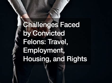 Challenges Faced by Felons