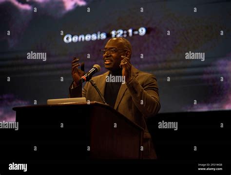 Chaplain Conducting Worship Service