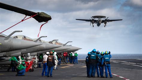 Charles de Gaulle carrier crew training