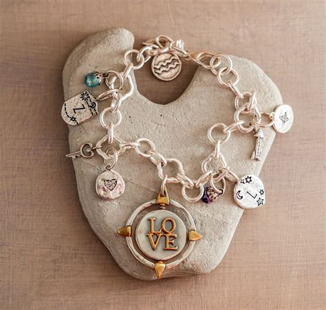 Different ways to style a charm bracelet