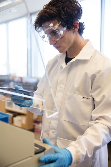 Chemist in a lab coat