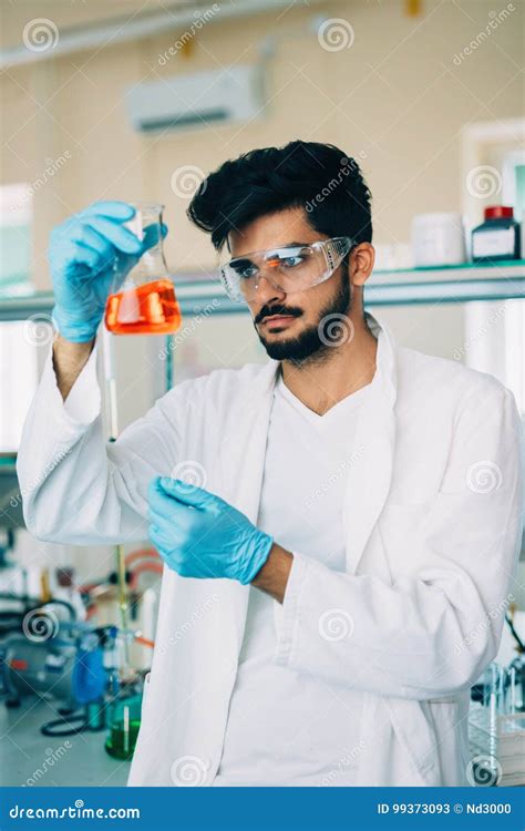 Chemist working in a laboratory