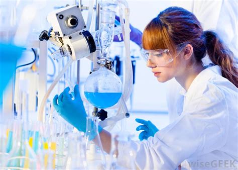 Chemists in laboratory