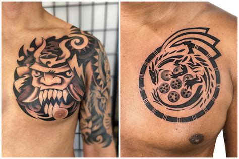 Chest tattoo designs for men 7