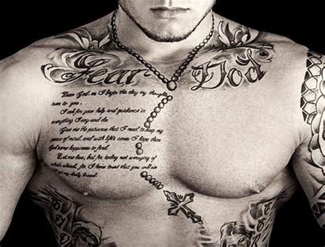 Chest tattoo ideas for men