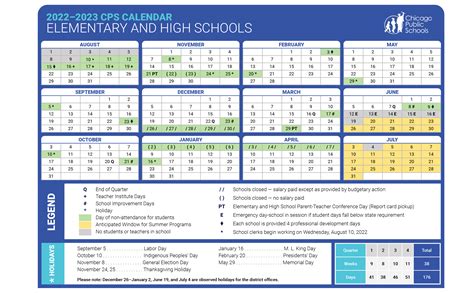 Chicago Public Schools Calendar Educator Development