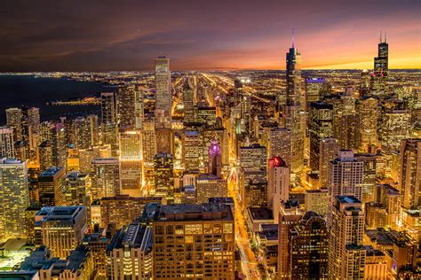 Chicago skyline views at Navy Pier