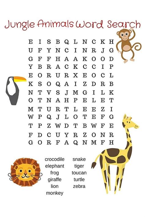 Childrens Word Searches