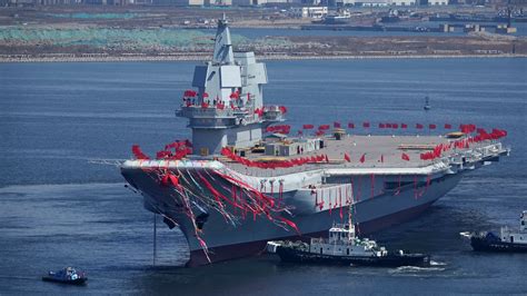 China's new aircraft carrier launch