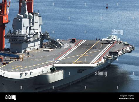 China's new aircraft carrier maintenance